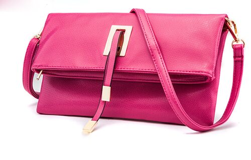AnBeck elegant foldable clutch / shoulder bag - Pink