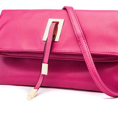 AnBeck elegant foldable clutch / shoulder bag - Pink