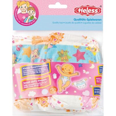 Doll diapers, small, 3 pieces, size. 28-35cm