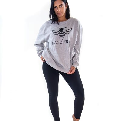 The Box Fit Grey – Long Sleeve Women Top