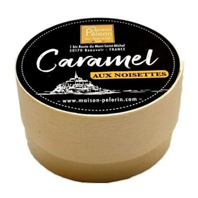 SCATOLA TONDA DI LEGNO PICCOLO CARAMELLI NOCCIOLA 50G