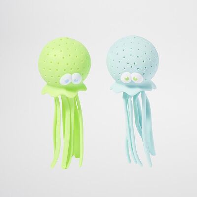 Octopus Bath Toys Mint/Baby Blue Set of 2