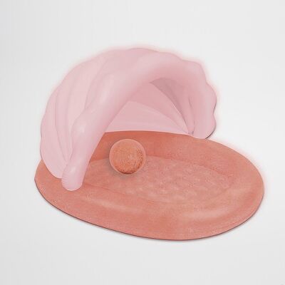 Kiddy Pool Shell Neon Coral