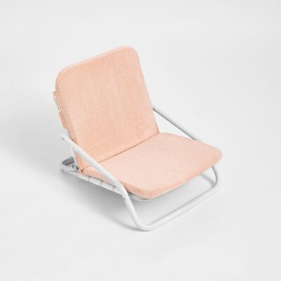 Cushioned Beach Chair Salmon