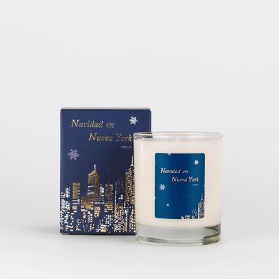 Vela aromática de soja. Colección Navidad en Nueva York