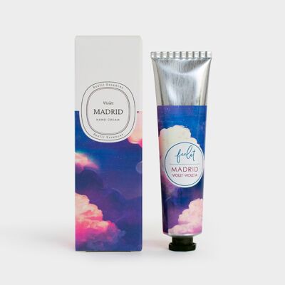 Natural hand cream. Violet scent. Madrid Collection