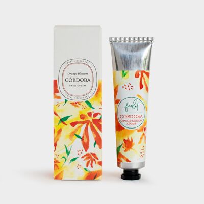 Natural hand cream. Orange blossom scent. Cordoba Collection
