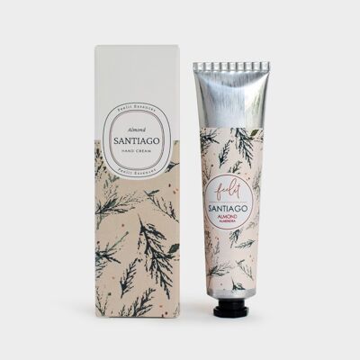 Natural hand cream. Almond scent. Santiago Collection