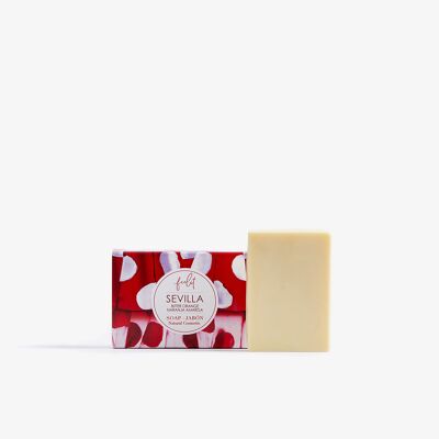 Solid natural hand and body soap. Bitter orange scent. Seville