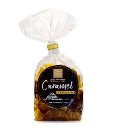 BOLSA FONDO DE CARTÓN CARAMELOS CON AVELLANAS 200G