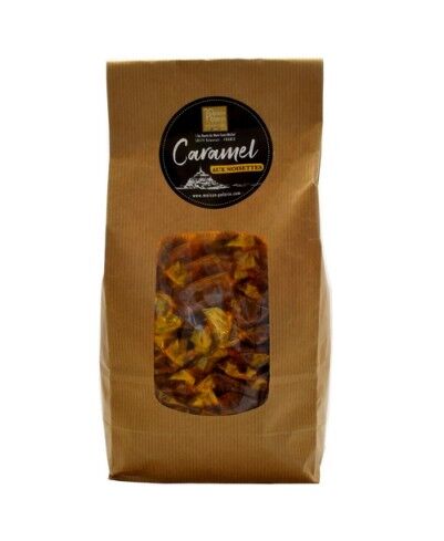 SACHET KRAFT CARAMELOS CON AVELLANAS 1KG