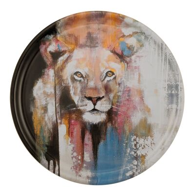 Round Tray 35 cm, Lion