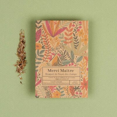 Merci Maître - Sachet de graines de Fleurs des champs