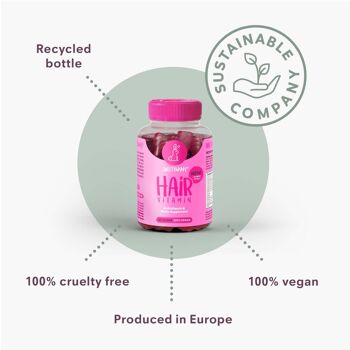 SweetBunny® Vegan Hair Vitamins • Bouteille individuelle 10