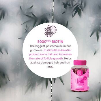 SweetBunny® Vegan Hair Vitamins • Bouteille individuelle 4