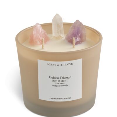 Golden Triangle candle