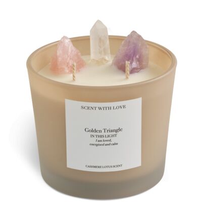 Golden Triangle candle