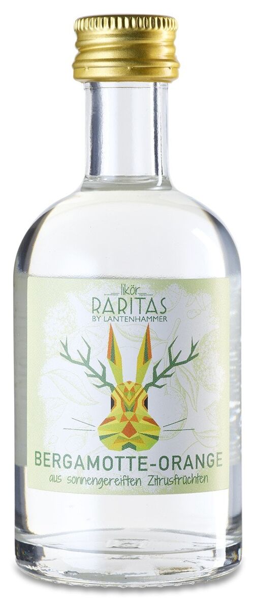 RARITAS Bergamotte-Orangen Likör 38% 50 ml