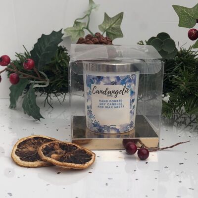 Winter Berries Votive Candle Silver , Silver , SKU307