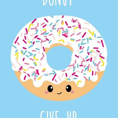 Donut aufgeben