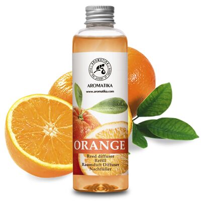 Recharge diffuseur roseaux Orange 200 ml