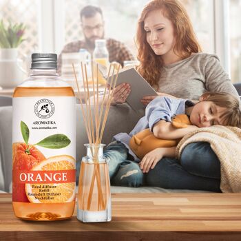 Recharge diffuseur roseau Orange 500 ml 6