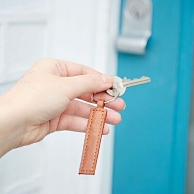 Leather Tag Keyring