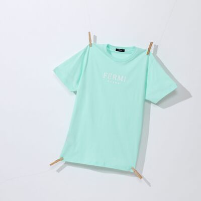 Fermi mint green dots unisex t-shirt