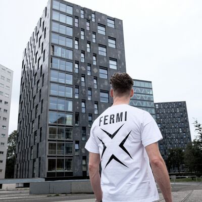 Fermi White T-shirt backprint