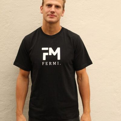 fermi black t-shirt brandprint