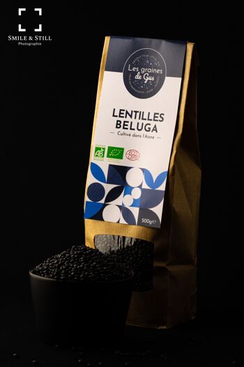 LENTILLES BELUGA BIO 500g