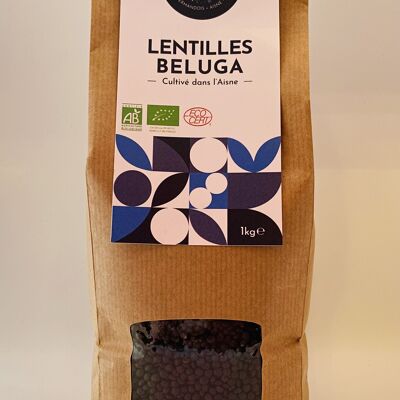 LENTEJAS BELUGA ECOLÓGICAS 1kg