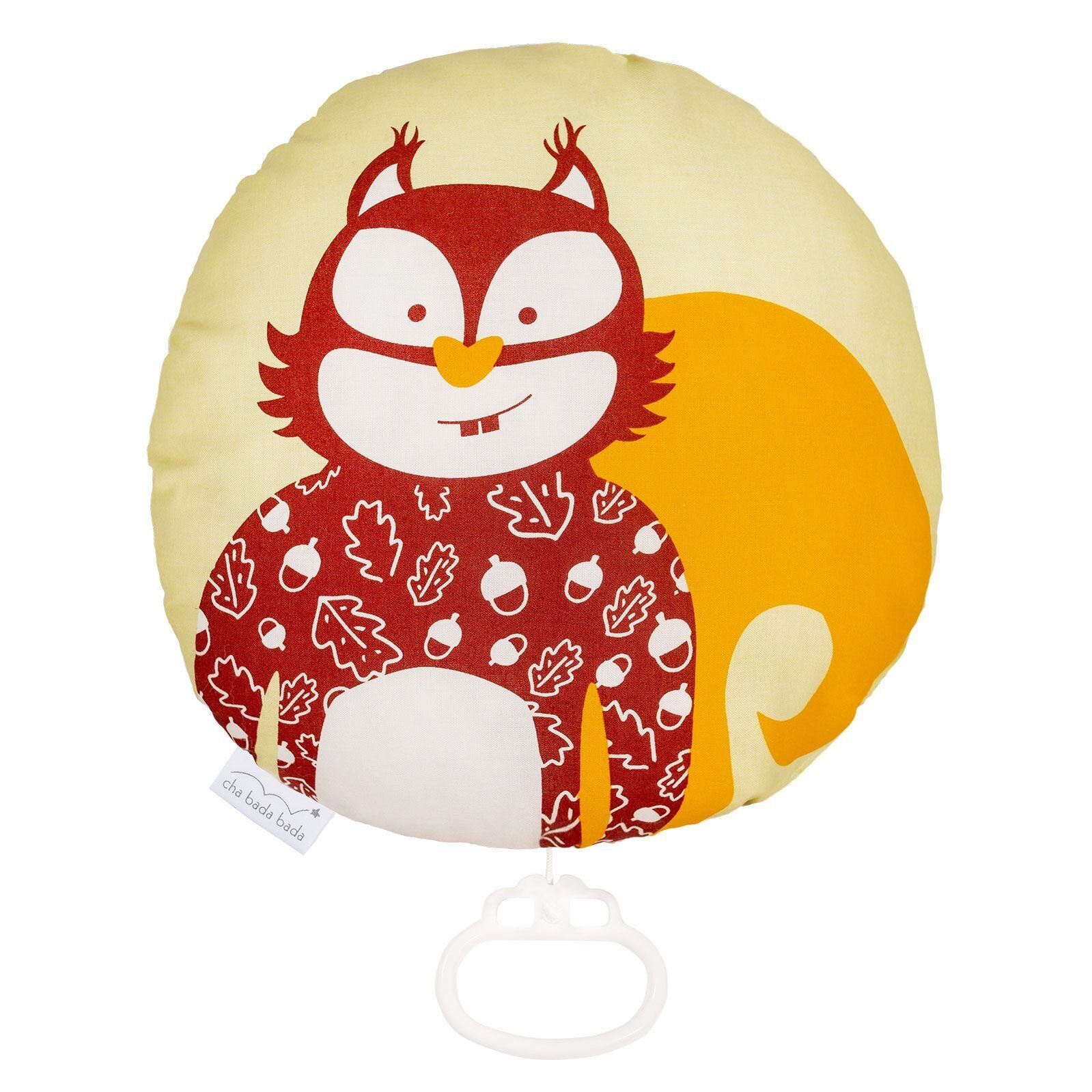 Carillon in cotone biologico George lo scoiattolo - La prima melodia degli amici