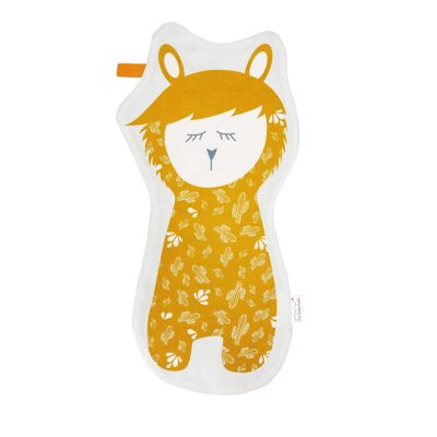 Patti the llama flat comforter in organic cotton