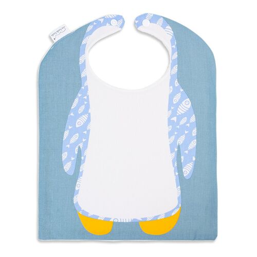 Bavoir Pingouin - coton biologique