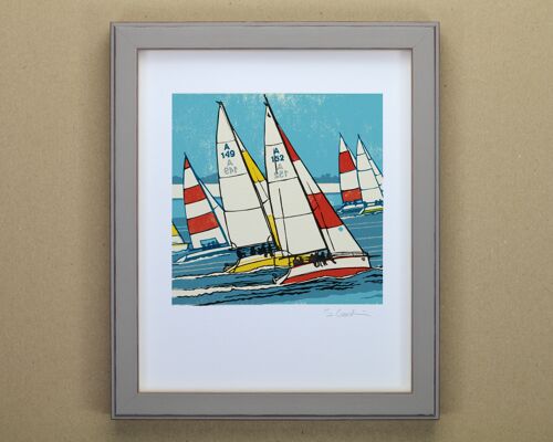 Racing Yachts 2 Art Print (IC-P-Yachts-02)