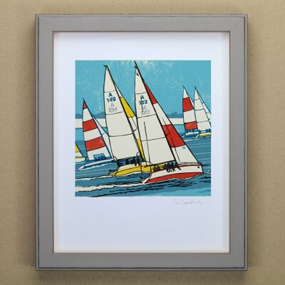 Racing Yachts 2 Art Print (IC-P-Yachts-02)