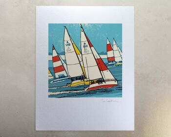 Racing Yachts 2 Art Print (IC-P-Yachts-02) 2
