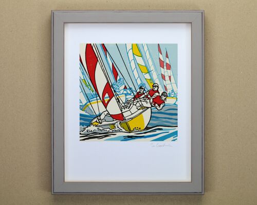 Racing Yachts Art Print (IC-P-Yachts-01)