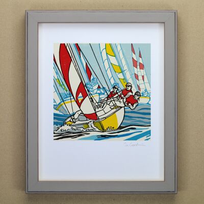 Racing Yachts Art Print (IC-P-Yachts-01)