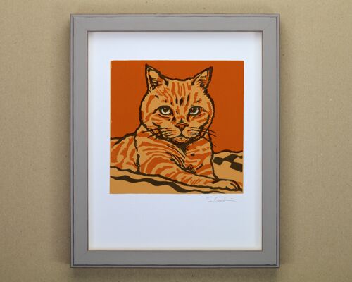 Ginger Cat Art Print (IC-P-Henry)