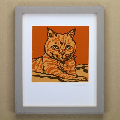 Ginger Cat Kunstdruck (IC-P-Henry)