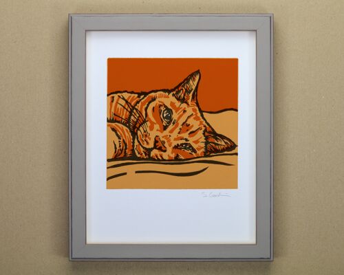Ginger Cat Art Print (IC-P-Charlie)