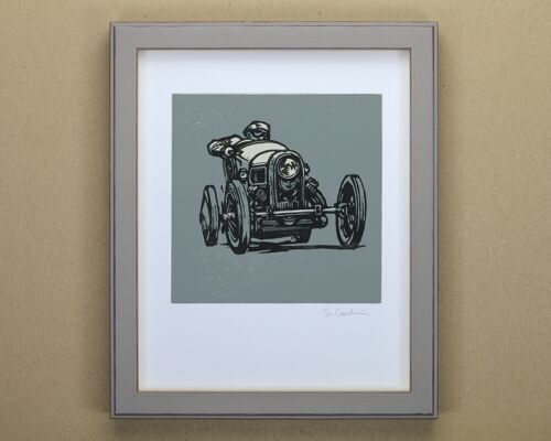 Edwardian Racing Car Art Print (IC-P-Edwardian-Racer)
