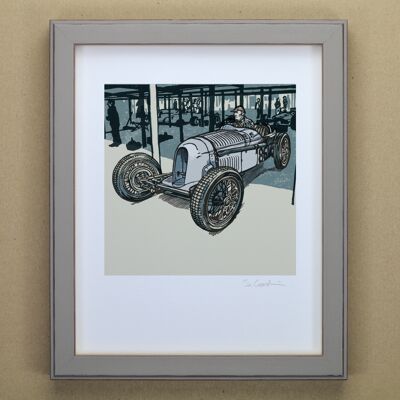 Impresión de arte de coche de carreras antiguo (IC-P-GN-Gypsy)