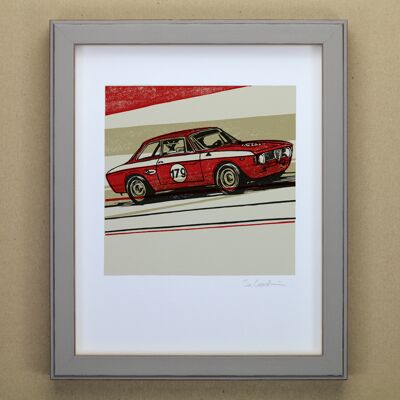 Impresión del arte del coche Alfa Romeo GTA (IC-P-AlfaGTA)