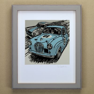Classic Racing Cars Art Print (IC-P-A30-Anglia)