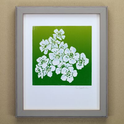 Stampa artistica di fiori di biancospino (IC-P-biancospino)