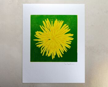 Impression d'art de fleur de pissenlit (IC-P-pissenlit) 2