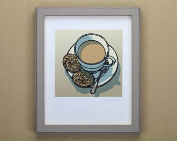 Impression d'art de thé et de biscuits (IC-P-Tea-Biscuits) 1